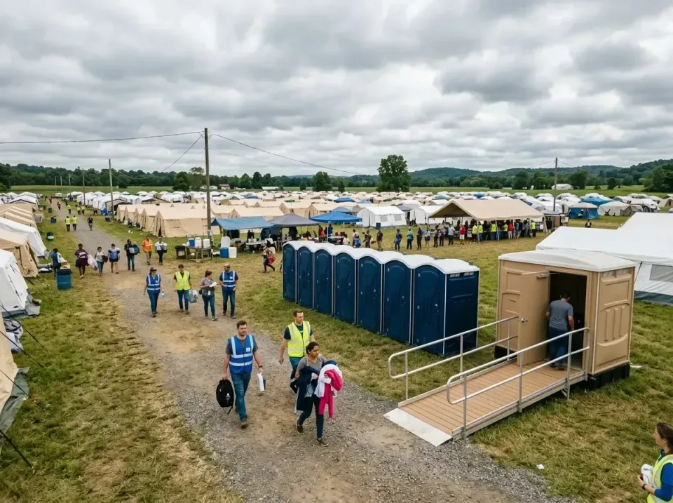 disaster-relief-camp-restrooms-010 — frequently asked questions, Dumpster & Portable Bathrooms Rental in Matteson, IL